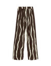 Printed Wide Leg Trousers