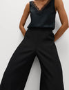 Plisse Elasticated Waist Trousers