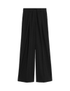 Pleated Wide Leg Trousers
