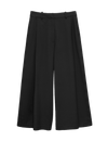 Woven Pleated Wide Leg Culottes