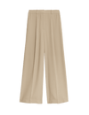 Single Pleat Wide Leg Trousers