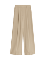Single Pleat Wide Leg Trousers