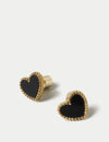 Autograph Mini Heart Stud Earrings