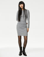 Jersey Cosy Ruched Mini Dress