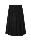 Pure Cotton Pleated Maxi Skirt