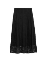 Lace Maxi Skirt with Cotton