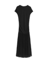 Jersey Pleated Midaxi Dress
