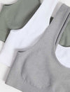 3pk Seamless Non Wired Crop Tops