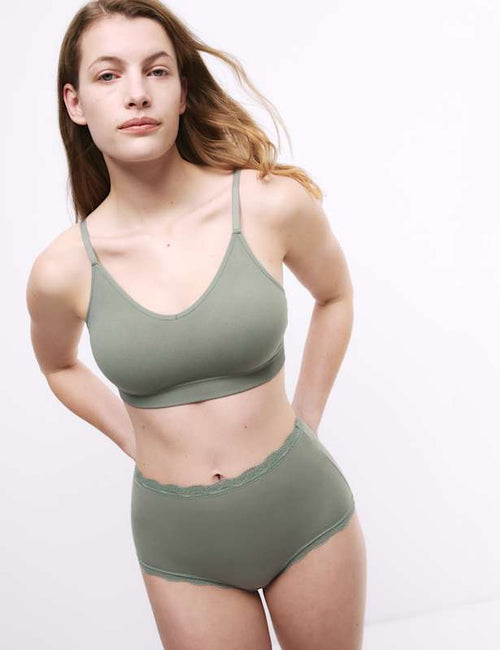 3pk Seamless Non Wired Bralettes