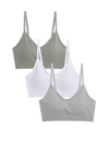 3pk Seamless Non Wired Bralettes