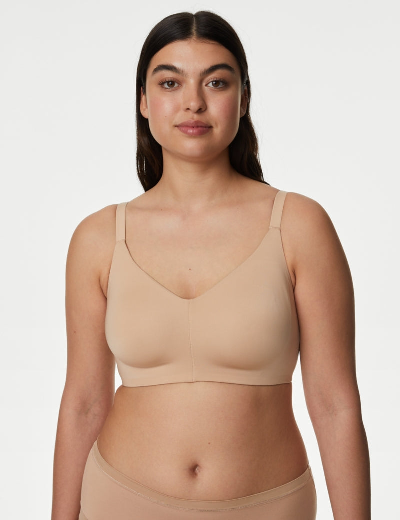 M&S Flexifit Bra Full Cup Non-Wired Comfort 34-42 F-H Plus Size White –  Worsley_wear
