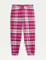 Pure Cotton Checked Pyjama Bottoms