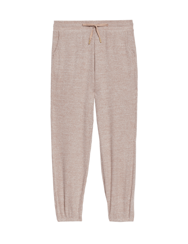 Cosy Waffle Cuffed Hem Lounge Joggers