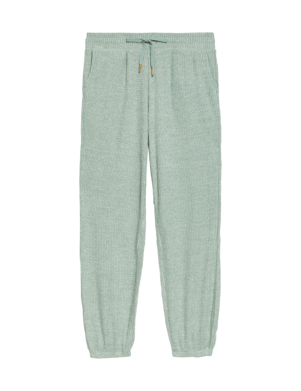 Cosy Waffle Cuffed Hem Lounge Joggers