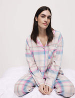 Cotton Blend Checked Pyjama Bottoms