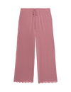 Body Soft™ Lace Trim Wide Leg Pyjama Bottoms