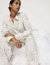 Pure Cotton Check Dobby Floral Pyjama Set