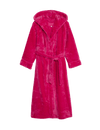 Fleece Hooded Dressing Gown