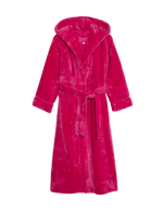 Fleece Hooded Dressing Gown