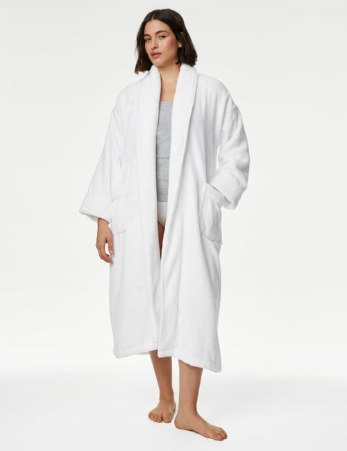 Pure Cotton Towelling Dressing Gown