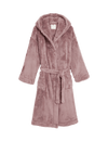 Fleece Hooded Dressing Gown