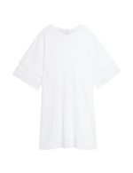 Pure Cotton Broderie Trim Nightdress