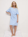 Cotton Modal Embroidered Slogan Nightdress