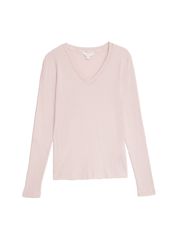 Cool Comfort™ Ribbed Pyjama Top