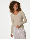 Cool Comfort™ Ribbed Pyjama Top