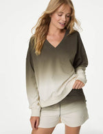 Pure Cotton Ombre Lounge Sweatshirt