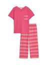 Cotton Rich Crop Leg Pyjama Set