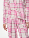 Fleece Printed Revere Pyjama Set