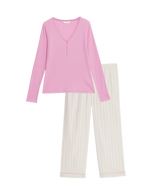 Pure Cotton Striped Pyjama Set