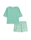 Cotton Rich Printed Shortie Set
