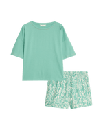 Cotton Rich Printed Shortie Set