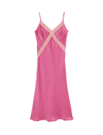 Satin Lace Detail Chemise