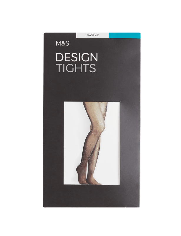 Embellished Sheer Tights