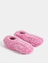 Cable Knit Low Cut Slipper Socks