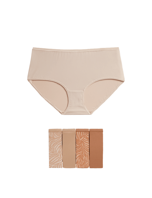 5pk No VPL High Rise Knicker Shorts