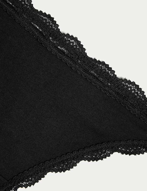 3pk Cotton Blend Tanga Thongs