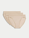 3pk Flexifit™ Modal High Leg Knickers