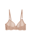 Murcia Sheer & Lace Wired Demi Cup Bra A-E
