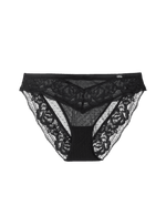 Sheer and Lace High Leg Knickers