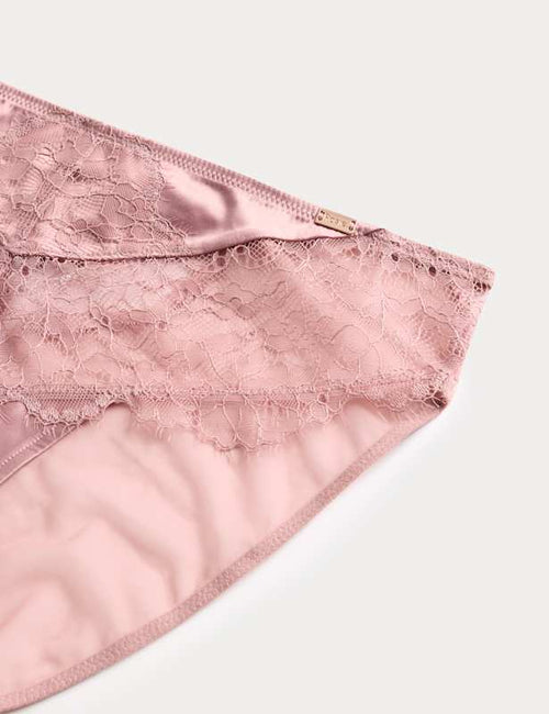 Forget Me Not Lace High Leg Knickers