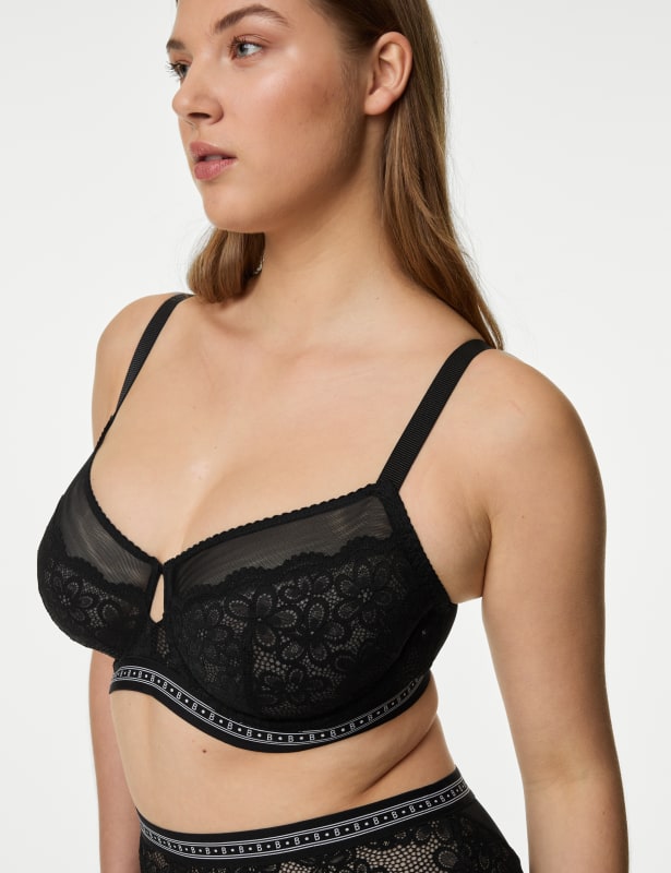 Cleo Lace Wired Minimiser Bra