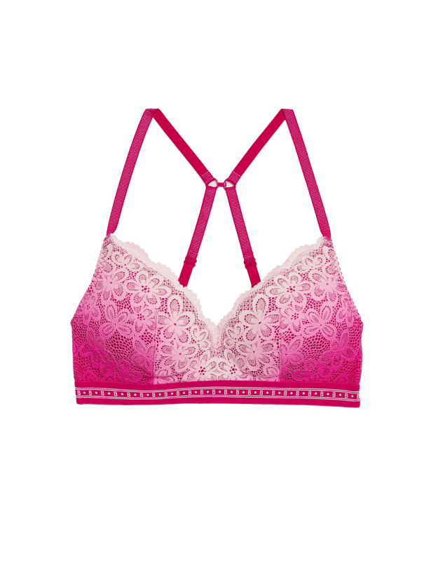 Cleo Ombre Lace Non Wired Plunge Bra (A-E)