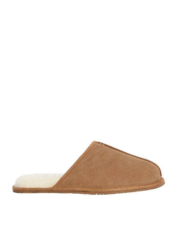 Suede Mule Slippers with Freshfeet™