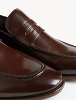 Leather Slip-On Loafers