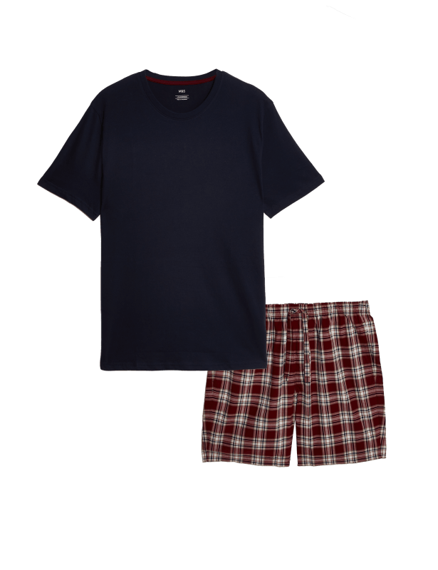 Pure Cotton Checked Pyjama Set