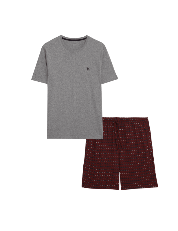 Pure Cotton Stag Print Pyjama Set